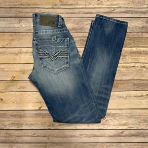 BKE Alec Size 25R Straight Leg Jeans